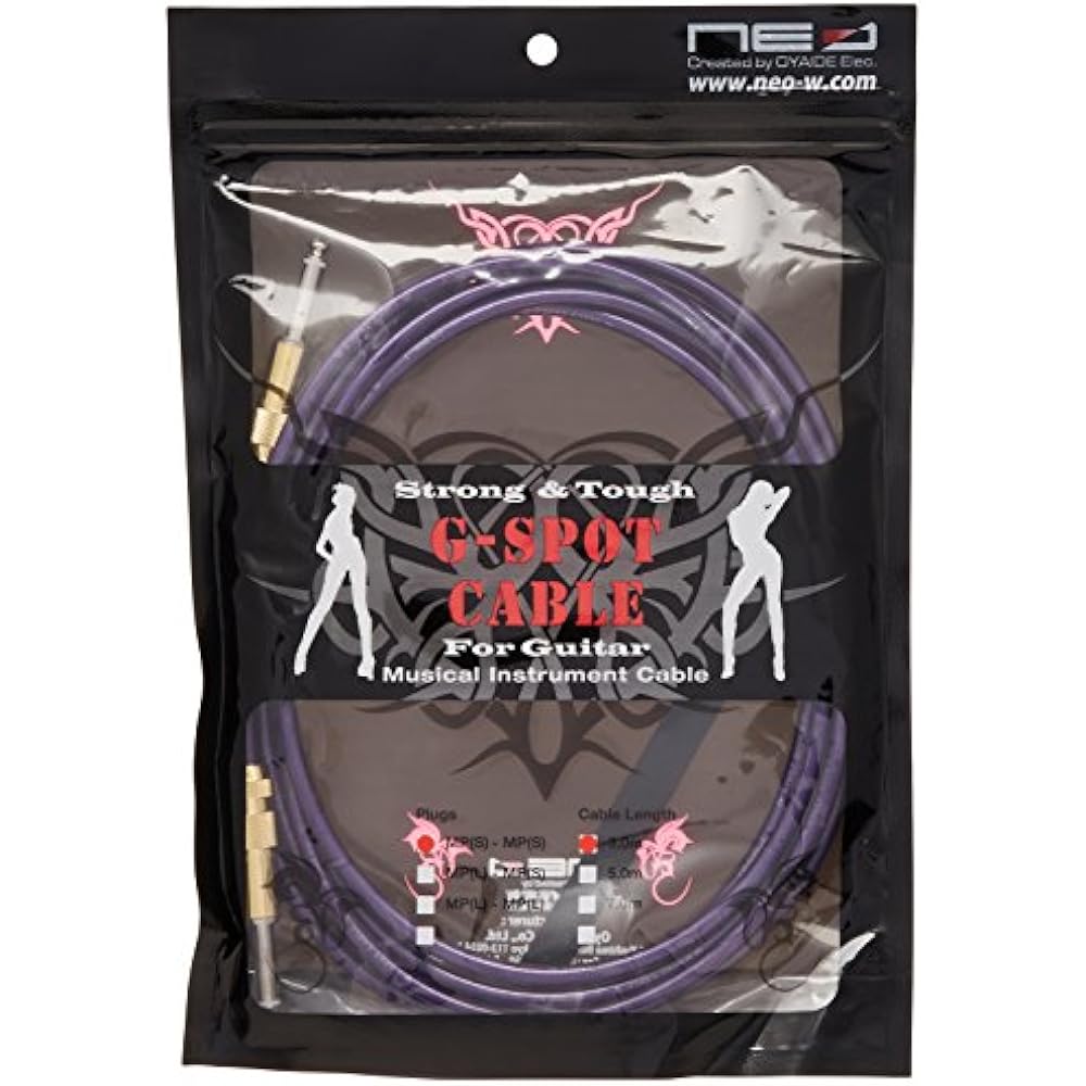 

OYAIDE Electric Guitar/Bass Cable (Straight-Straight) 3.0m G-SPOT CABLE SS/3.0