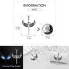 Punk Cross Wings Pendant Necklace With Geometric Alloy Chain For Men And Women