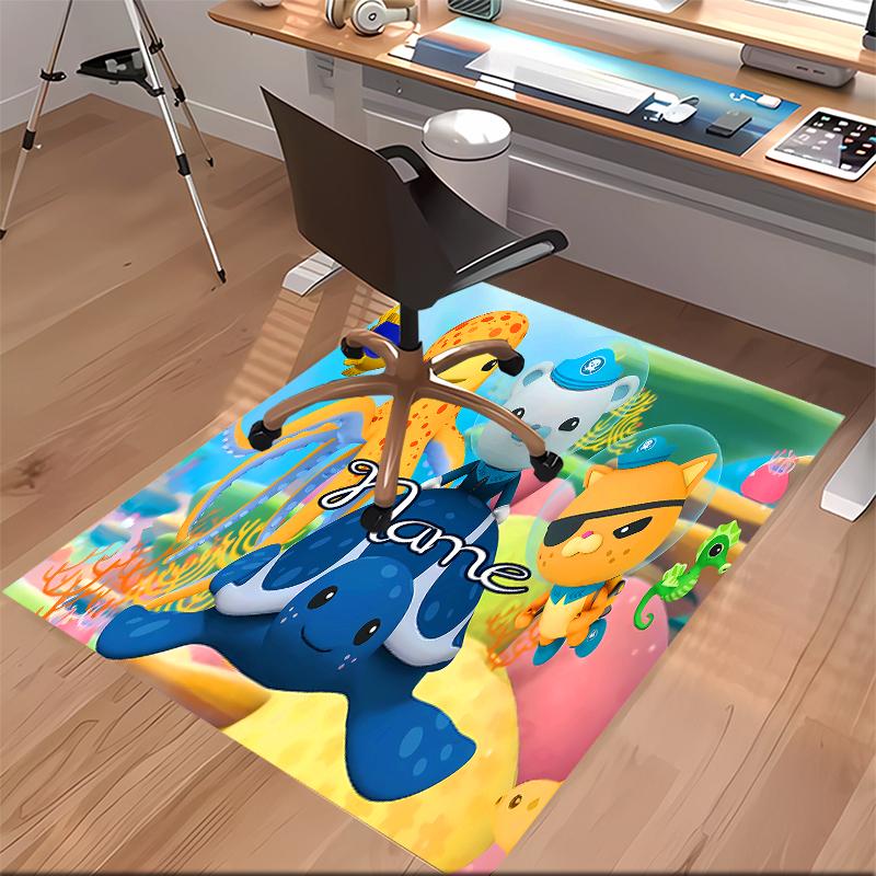 Custom Personalization Octonauts Print Area Rug - Soft, Washable Non-Slip Indoor Mat,Living Room,Home&Office Decorative Rug