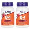 Now Foods B-1 100mg, 100 Tablets (2-Pack)