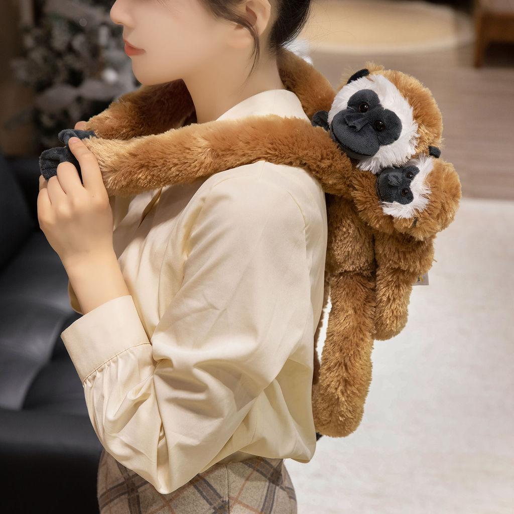 Peluche Scimmia con Imbottitura in Cotone PP per Arredo Cameretta Bambini