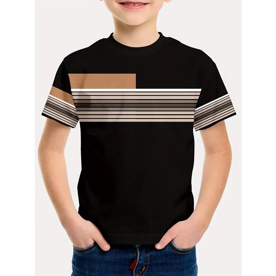 Children's Clothes 2025 T-Shirt Children Clothes for Summer Boys Clothing 5 to 9 Years Comfortable Streetwear Boy Clothes