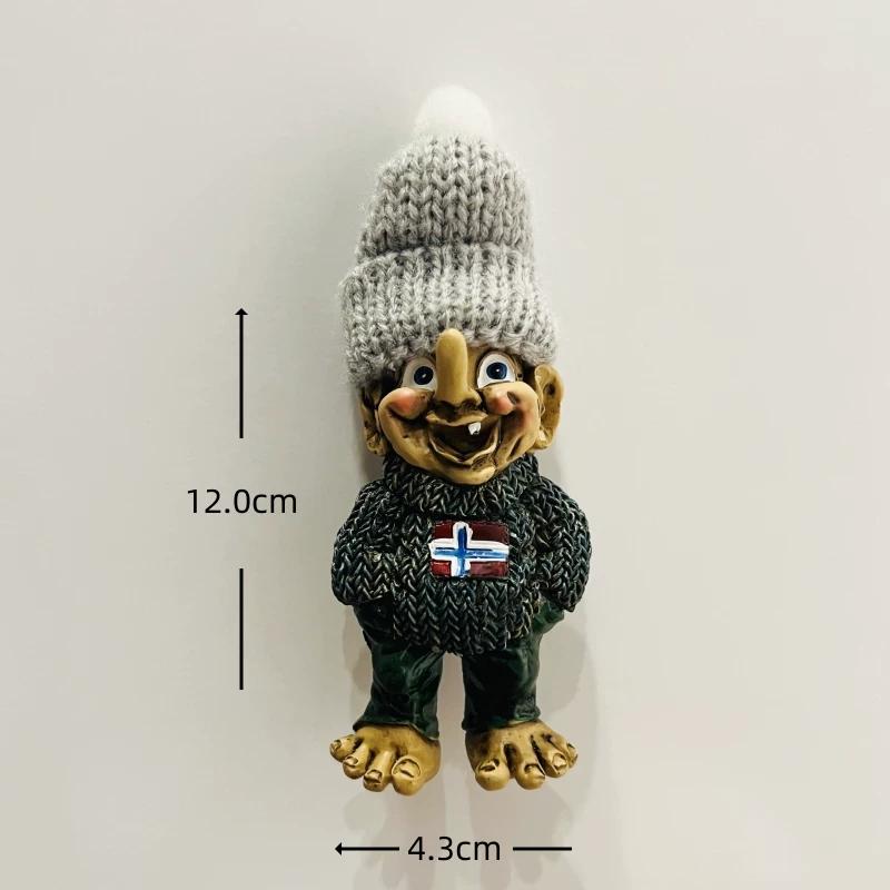 Norwegen Oslo Bergen Harz Kühlschrankmagnet Aufkleber Reise Souvenir Geschenk Landschaft Kühlschrankmagnet Haus Küche Dekoration