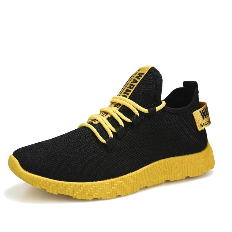 2023 Youth Fashion Casual Shoes Breathable Lightweight Student Couple Running Shoes Flying Woven Comfortable Sports Shoes