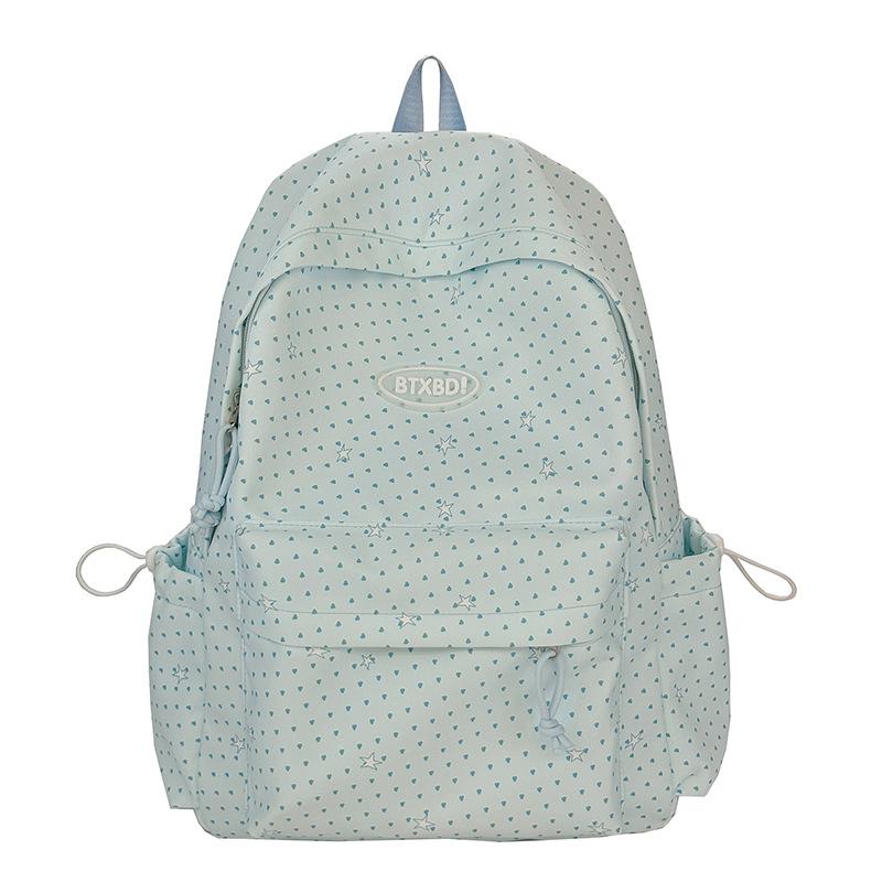 Schoolbag Japanese Ins Small Fresh Polka Dots Cute Schoolbag Primary School Junior High School Students High Value Backpack Make-up Backpack