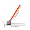Manual Rail Cutting Tool Hand Operated Bench Cutter Compact for Electricians, Installers,