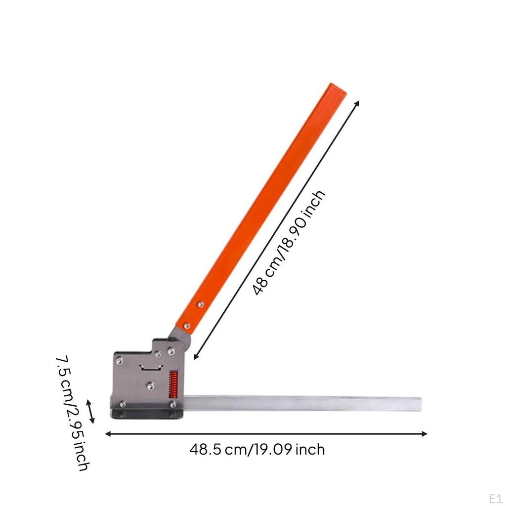 Manual Rail Cutting Tool Hand Operated Bench Cutter Compact for Electricians, Installers,