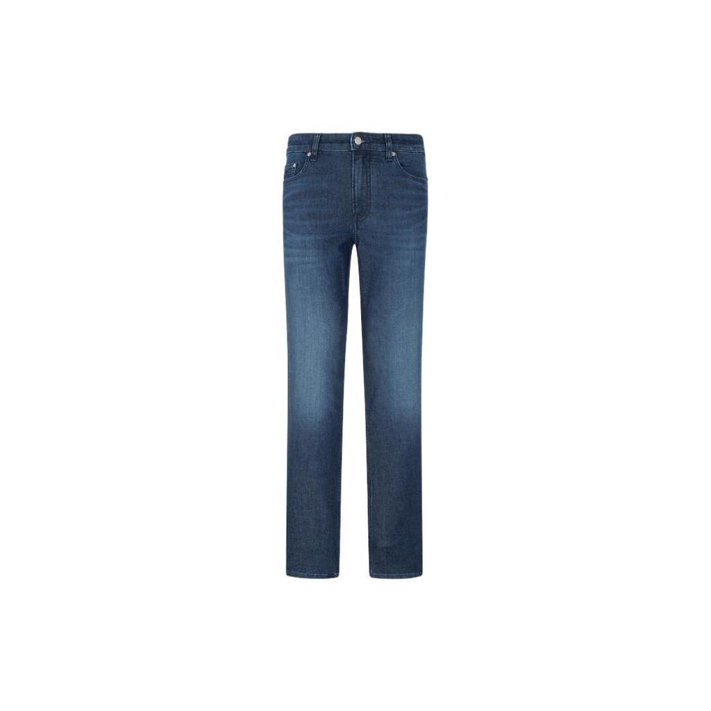 Calvin Klein Jeans Men's Blue Black Moderate Straight Fit Pants J322647-1BJ