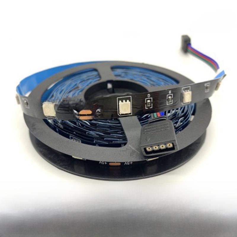 Striscia LED RGB 10m/20m, Controllata tramite Bluetooth e Telecomando a Infrarossi, 5V 5050, Perfetta per Decorazioni Colorate di Sfondo.
