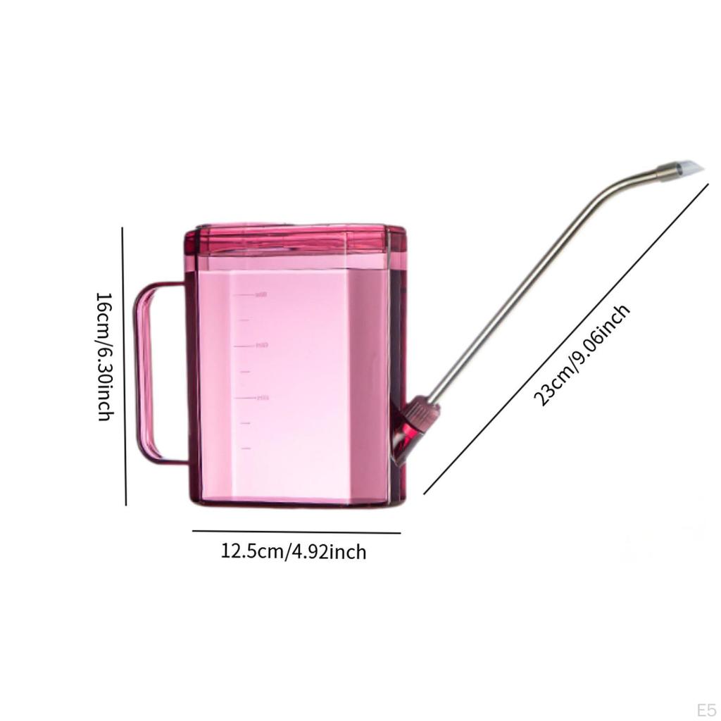 1L Vattenspridare Lång Pip, Bekvämt Handtag Kompakt Kruka Vatten för Trädgårdsarbete Hemma