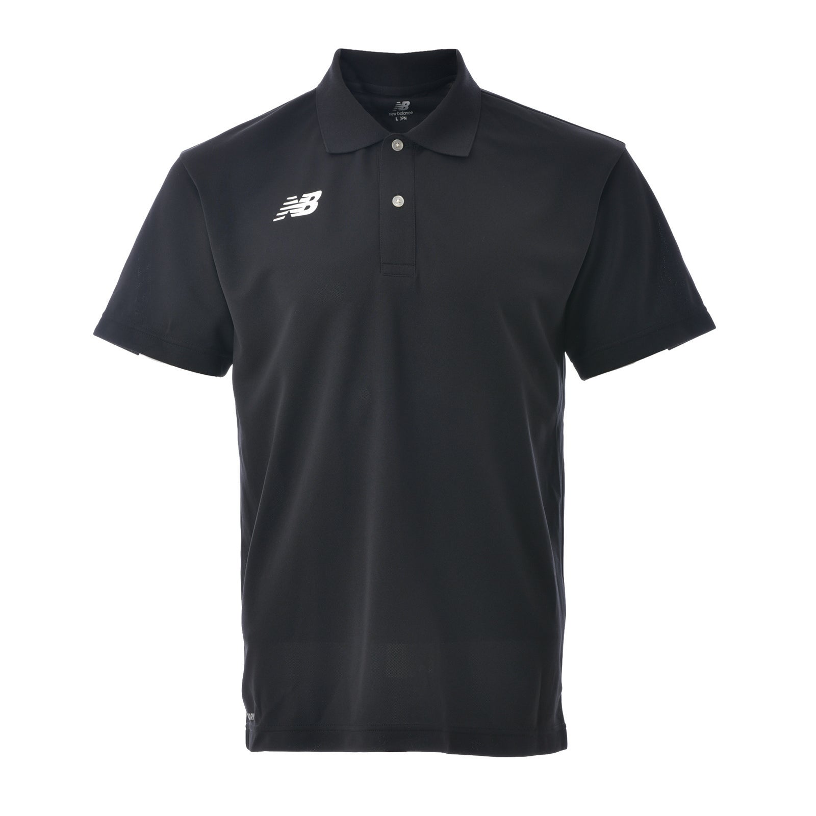 New Balance Polo Shirts Men s Black Polo Collar Moderate Straight Fit JMTP1418-BK XXXL