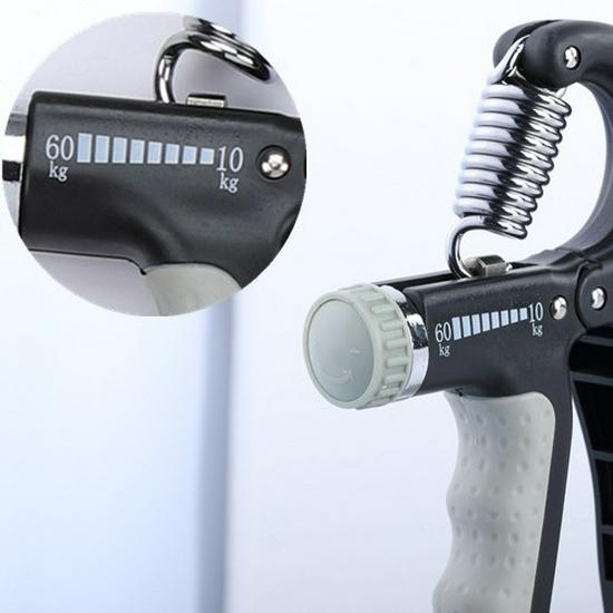 Hand Gripper Adjustable Counting Finger Exerciser Set