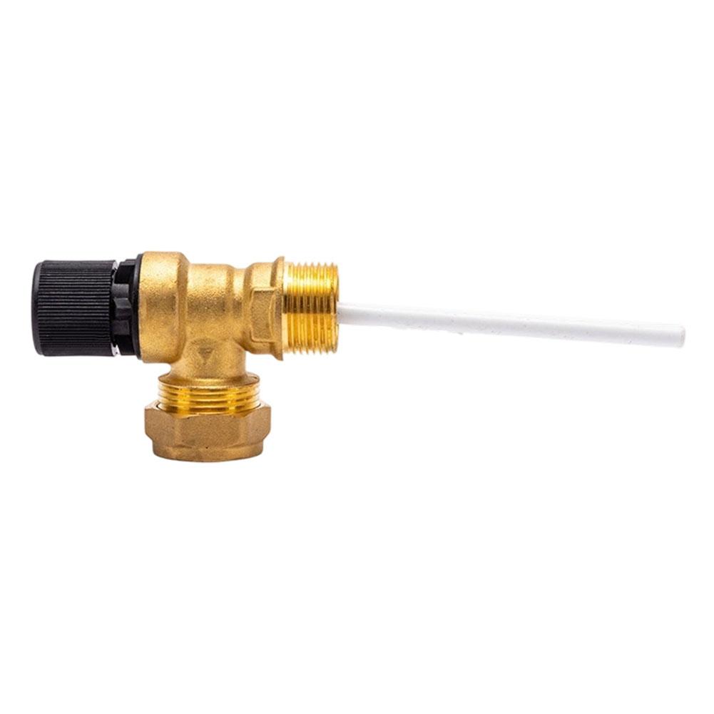 1pc 6 Bar Pressure Relief Valve With 12 MBSP Inlet 15mm Compression Outlet DN15 DN20 Solar Water Heater Safety Valve Tools