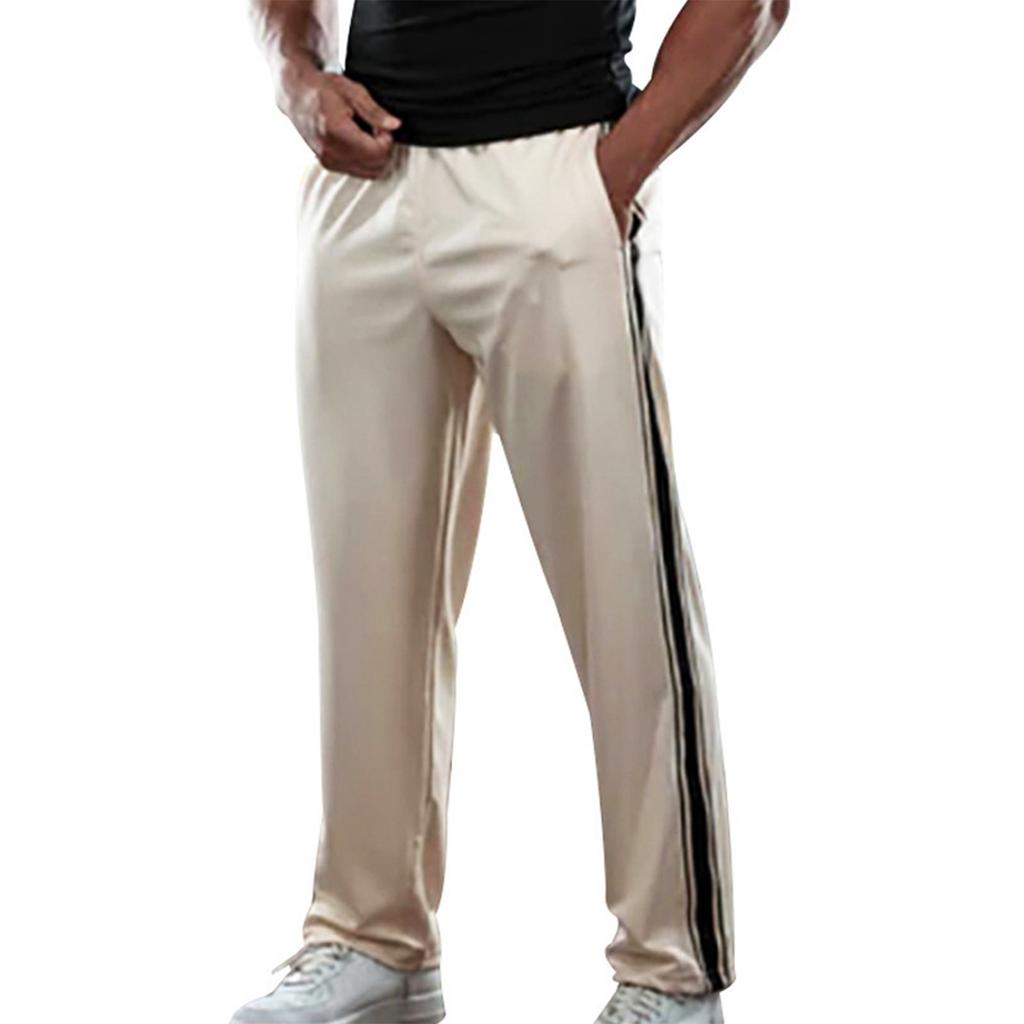 Men's Summer Casual Sports Pants Men's Drawstring Straight Casual Pants