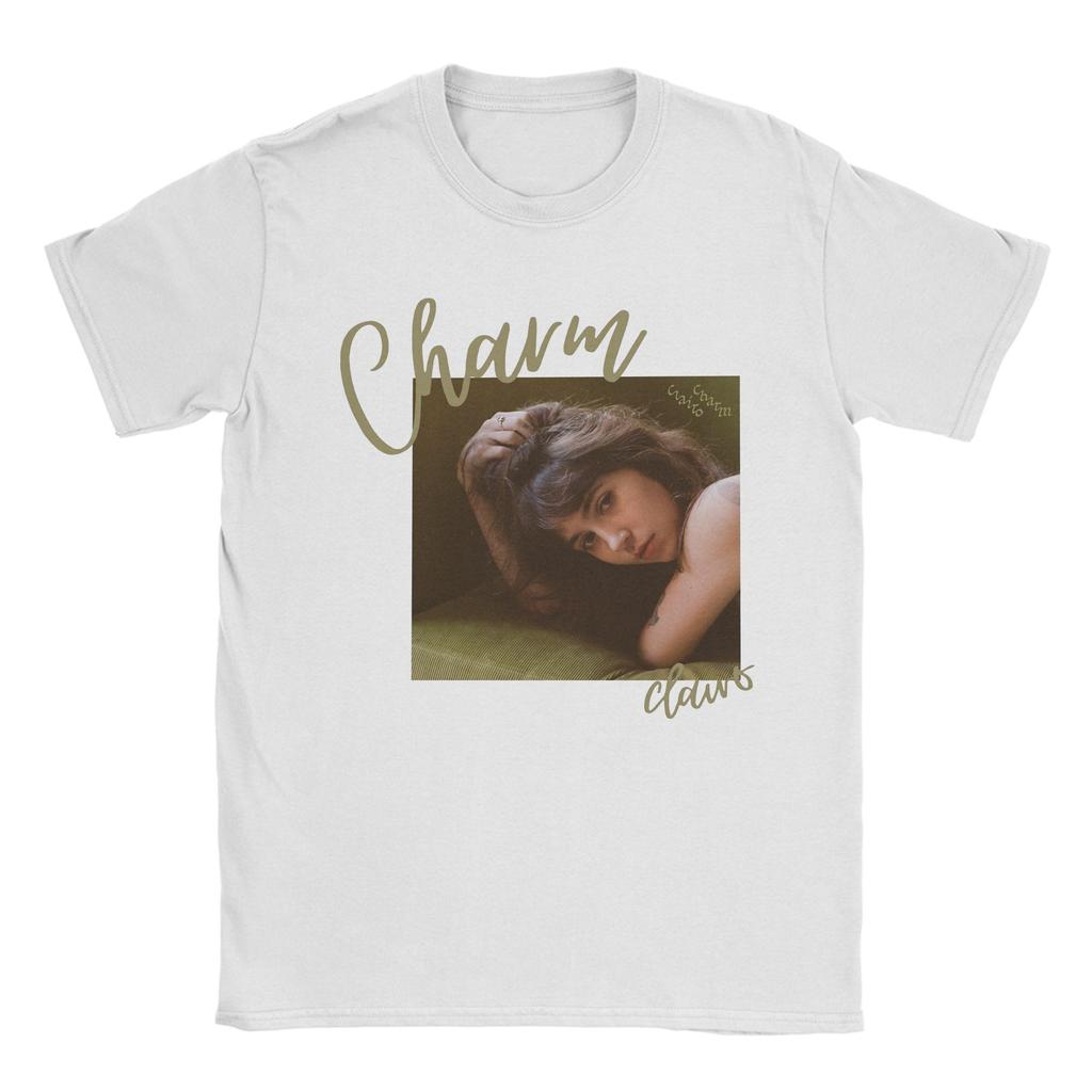 Men's Charm By Clairo Music T Shirt  100% Cotton Clothing Vintage Short Sleeve O Neck Tees Gift Idea T-Shirts