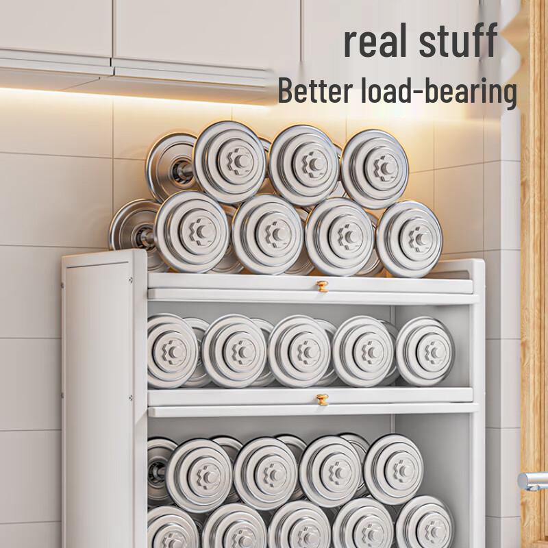 Modern 3-Tier Dustproof Kitchen Spice Rack