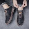 Herren Lederschuhe Lässig Komfort Cricket Schuhe Mode Sneaker für Herren Leichte Fahrschuhe