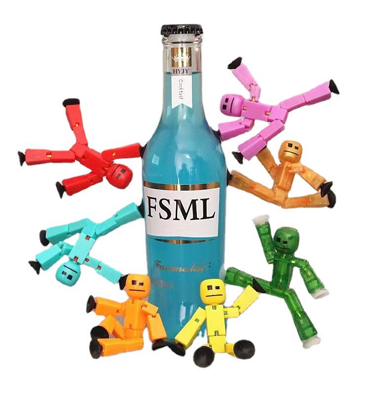 Le Toys Twisty Stickman: Creative Changeable Doll with Suction Cup