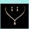 Waterdrop Crystal Jewelry Collection For Women With Engaging Design