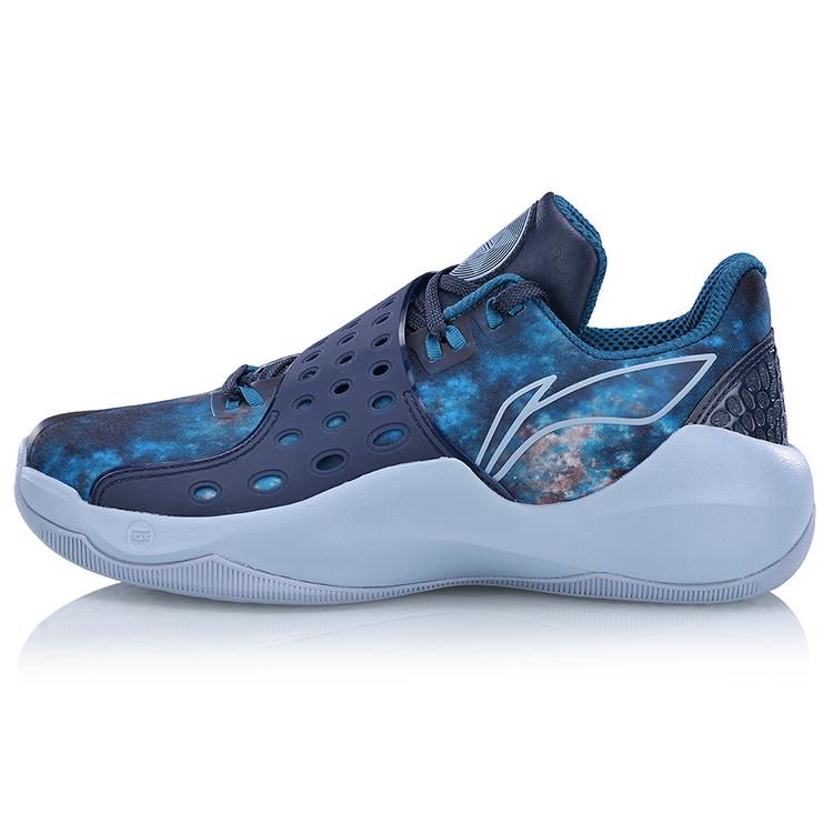

Li Ning SONIC 6 Low top Basketball Shoes Men s Blue ABAN053-3 45