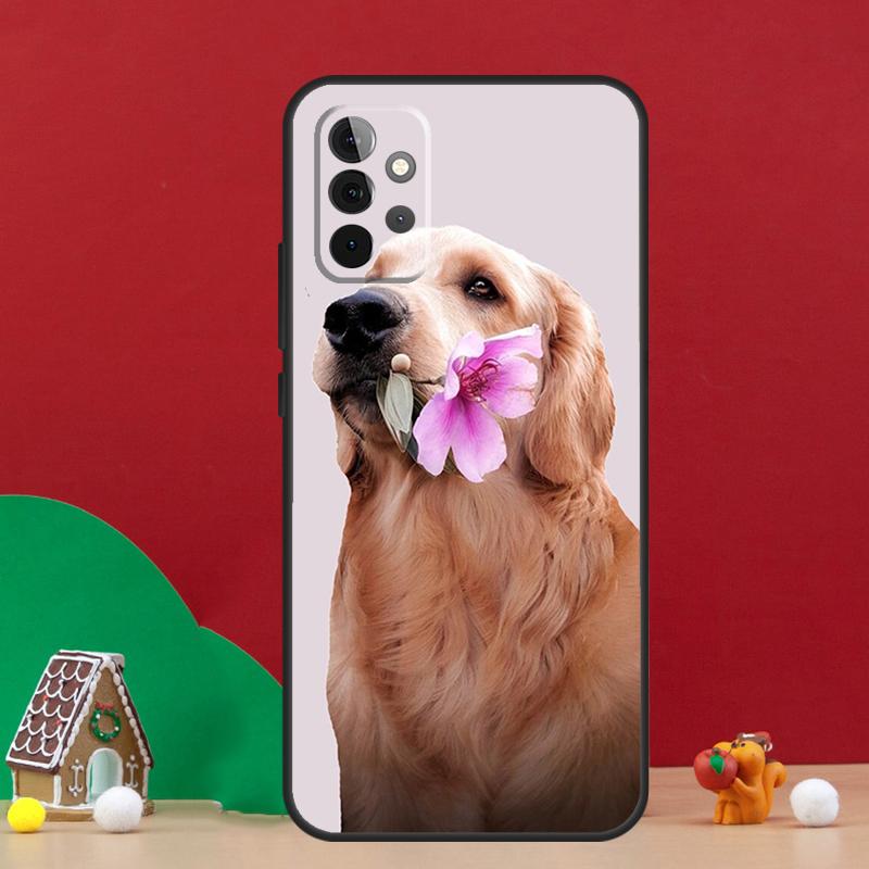 Golden Retriever Dog Case For Samsung Galaxy A55 A52 A32 A12 A33 A06 A16 A26 A36 A56 A15 A53 A13 A34 A54 A14 A17