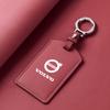 Capa de Couro para Chave de Carro Inteligente NFC, Bolsa para Chave, Suporte Shell Para Volvo EM90 EX30 2024 Polestar Acessórios de Proteção de Chave Automotiva