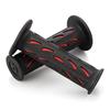 PROGRIP Motorcycle 115mm Handlebar Diameter 724Mini 98070 Grips, 22.2mm (Moped), Anti-Vibration Gel, Non-Penetrating Ends, Type, Red,