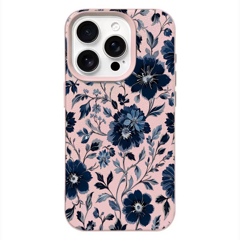 Beautiful Big Flowers Mobile Phone Case For IPhone 17 16 15 14 13 12 Pro Max 11 Ultra Slim Shockproof Cover For IPhone Air