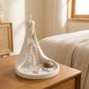 Catholic Virgin Mary Rosary Holder 3D Printing Cross Stitch Bead Dish  Study Desk