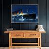 Das Boot in Titanic Schiff Schiffswrack Klassischer Film Leinwandmalerei Poster und Druck Wandkunst Bild für Wohnzimmer Heimdekor
