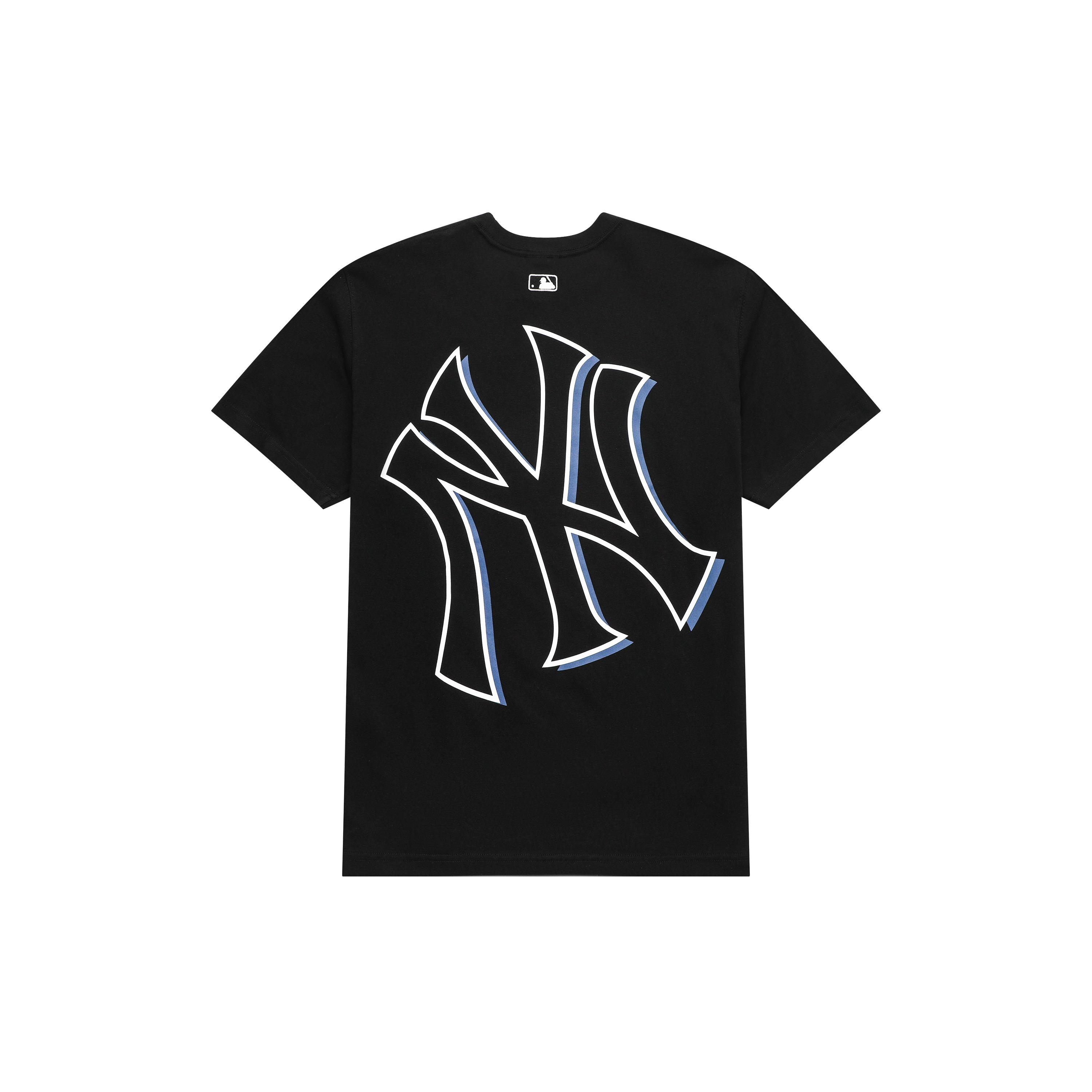 MLB New York Yankees T Shirt Unisex Black 3ATSB0433-50BKS S