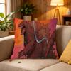 Funny Dinosaur Cushion Cover Pillowcase Upholstery Sofa Throw Pillow Home Decor Pillowcas
