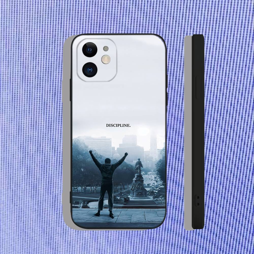 C-Creed Movie Boxing Phone Case For iPhone 17,16,15,14,13,12,11,Pro,Max,Plus,Air,X,XS,XR,SE,8,7,Mini,Soft Black Funda