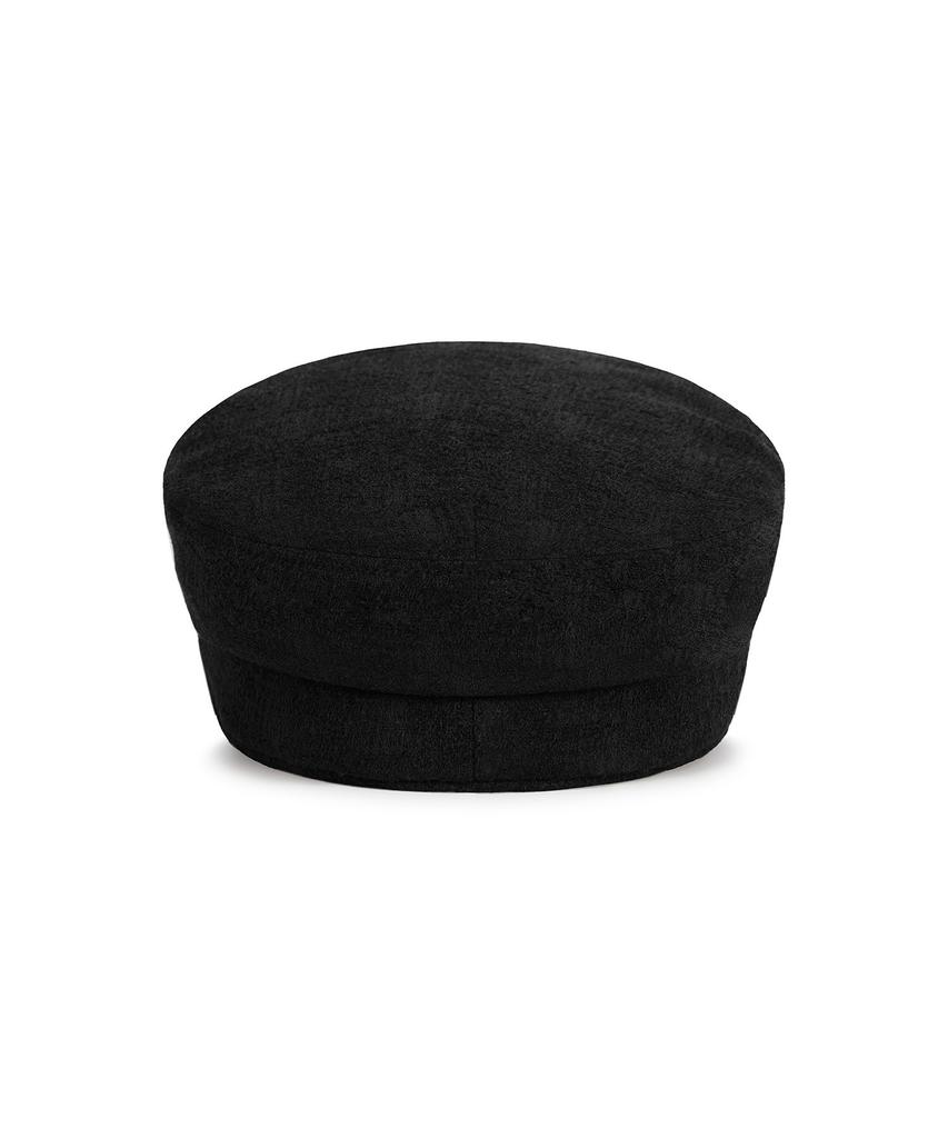Bajal Va Curved Studded Sailor Cap Black