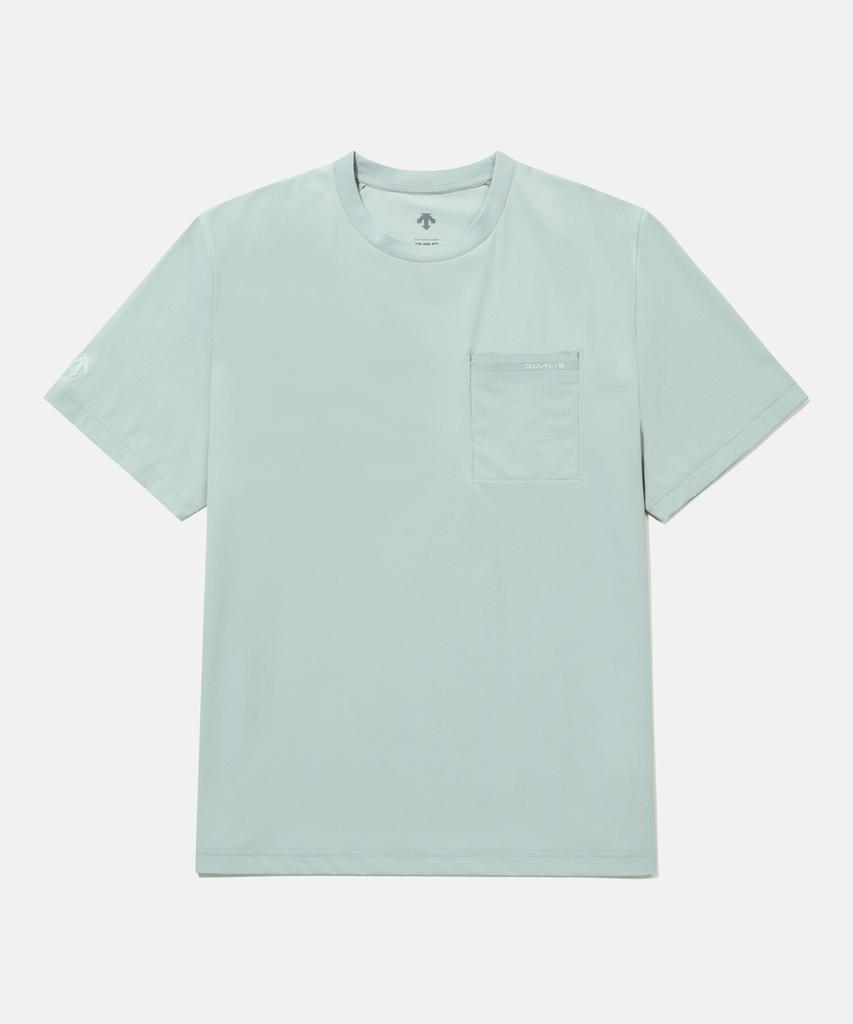 DESCENTE Dualis Air Stretch Woven Short Sleeve T-Shirt Mint Sr221Dts41
