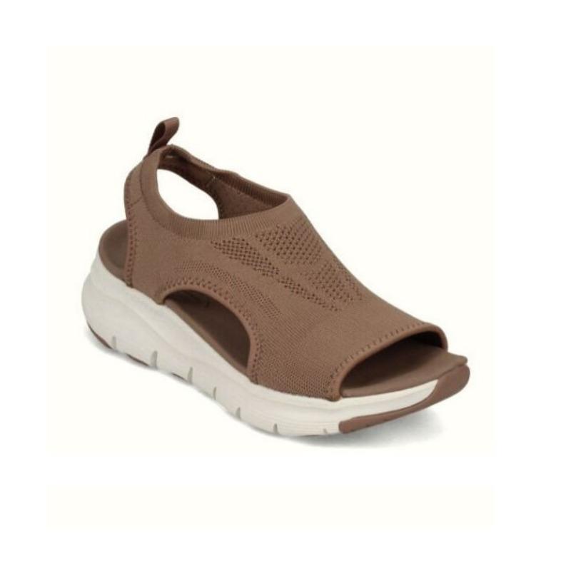 

2 Осенние сандалии с рыбьей головой, с повседневным рукавом, модные, на низком каблуке, женские туфли, оригинал, большой размер, спортивная повседневная обувь 43 кофейный