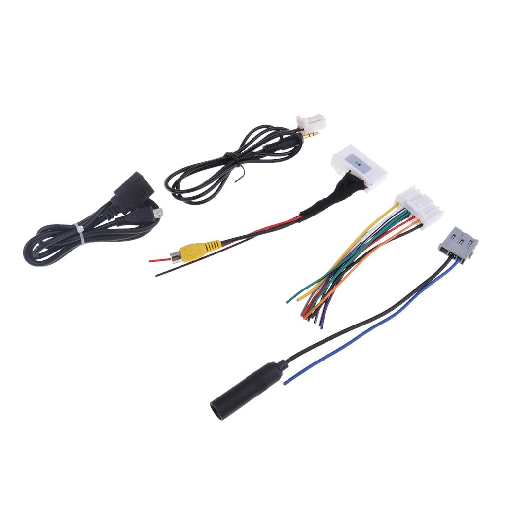 5 Cables Kits Car Audio Stereo Wiring Harness Wire Radio for Teana Qashqaibuy at a low prices