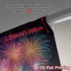 Set Of 2 Contemporary Flat Printing Curtains Without Rod Firework Bloom Popular Polyester Gifts Curtain