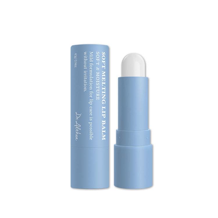 Dr Althea Soft Melting Veganer Lippenbalsam 4,1g Klar Feuchtigkeitsspendend Pflegend für trockene Lippen