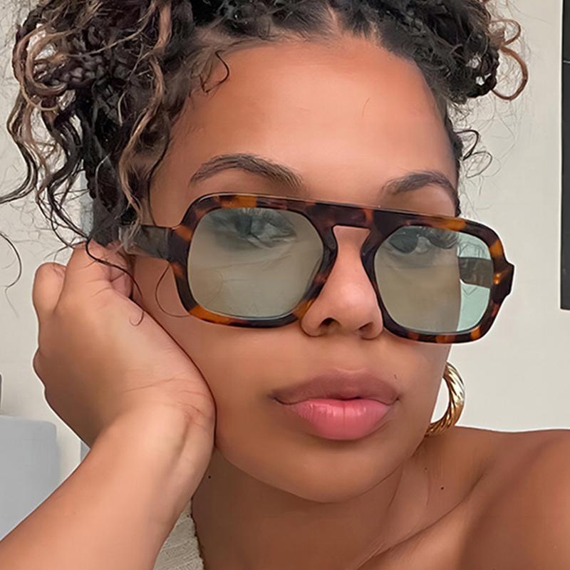 New Square Sunglasses Women Big Frame UV Protection Sun Glasses For Ladies Outdoor Commuter Shades Personalized Design