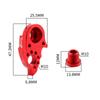 Aluminum Zinc Zinc Alloy Bicycle Tail Hook Extender M10 Rear Derailleur Extension  Bicycle Parts
