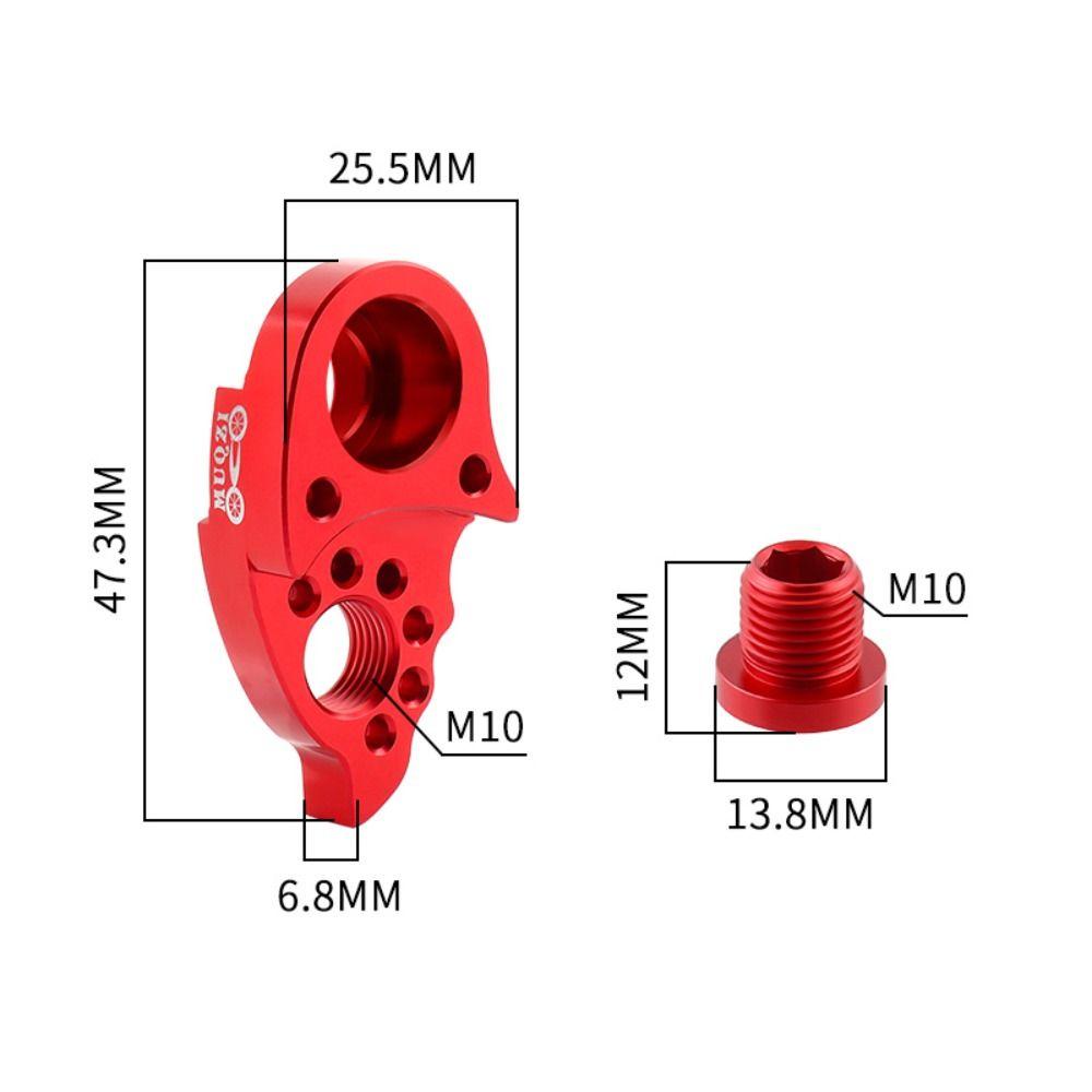 Aluminum Zinc Zinc Alloy Bicycle Tail Hook Extender M10 Rear Derailleur Extension  Bicycle Parts