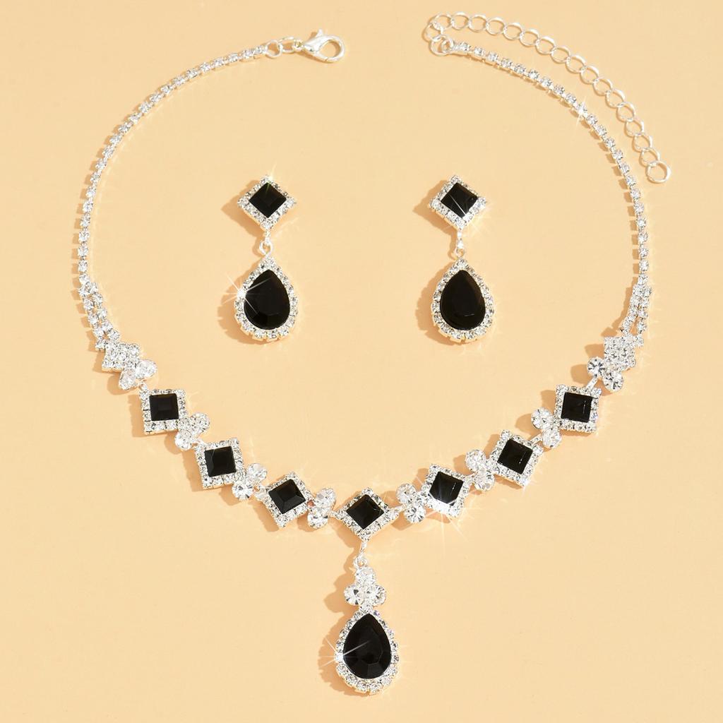 Bridal Jewelry Set Women's Set Banquet Wedding Party Eleganceelegant Necklace Earrings Set