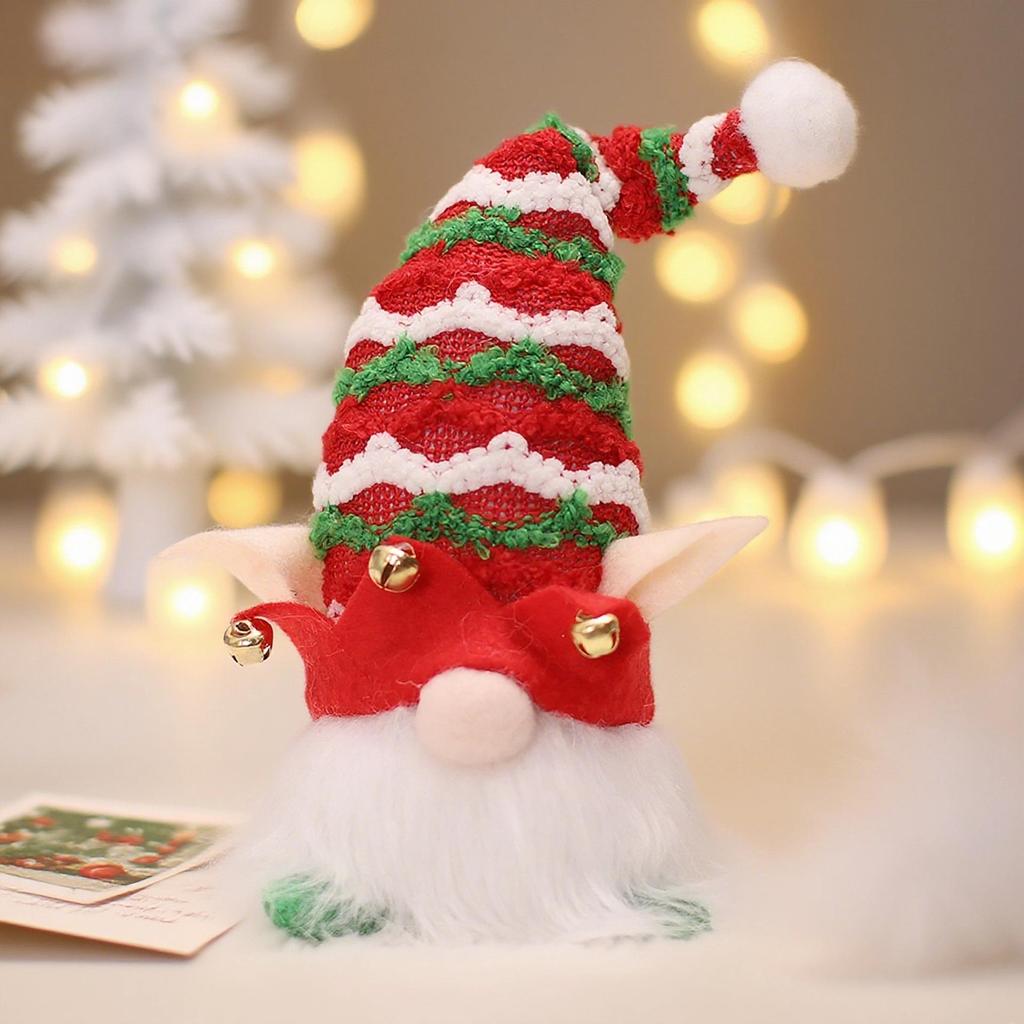 Týdenní vánoční svítící elfí panenka přívěsek figurka