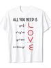 Funny Math Equation Graph Spell LOVE Print T-shirt Men and Women Cotton Nerd Science Teacher Student Graphic Short Sleeve Tees