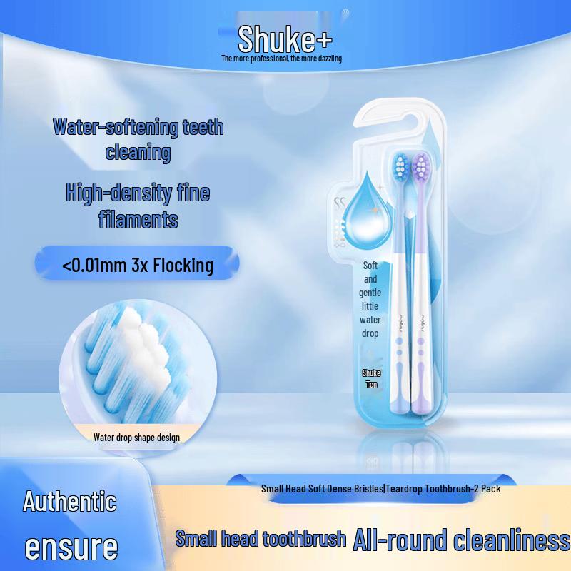 Shuke Soft Gum Care Toothbrushes (4-Pack)