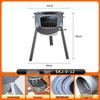 Suncojia Detachable Rural Wood Burning Heating Stove