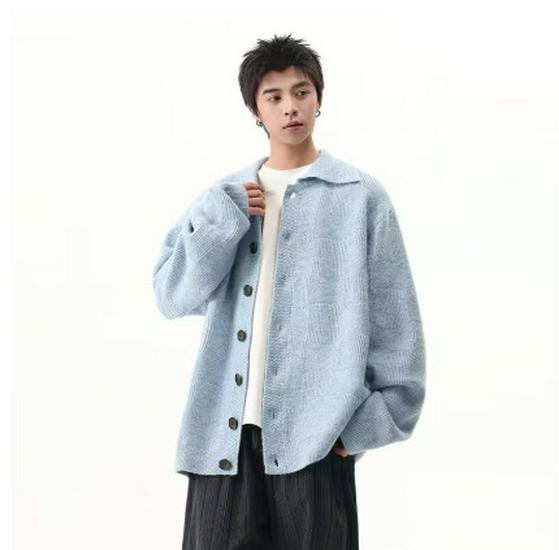 Herbst/Winter Unisex Japanischer Retro Strick-Cardigan Pullover