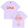 Lady Gaga The Mayhem Ball Album 2025 Print T-Shirt Unisex Women Summer Harajuku Vintage Oversized Cotton T Shirt Hip Hop Streetwear
