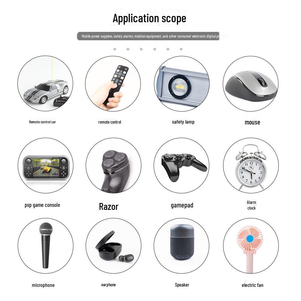 Hongli 18650 Lithium Battery with Wire for Vacuum Cleaner, Air Pump, Cleaning Brush, Handheld Baler, and Power Tools